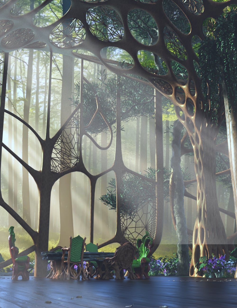 The Arborheart Pavilion by: kubramatic, 3D Models by Daz 3D