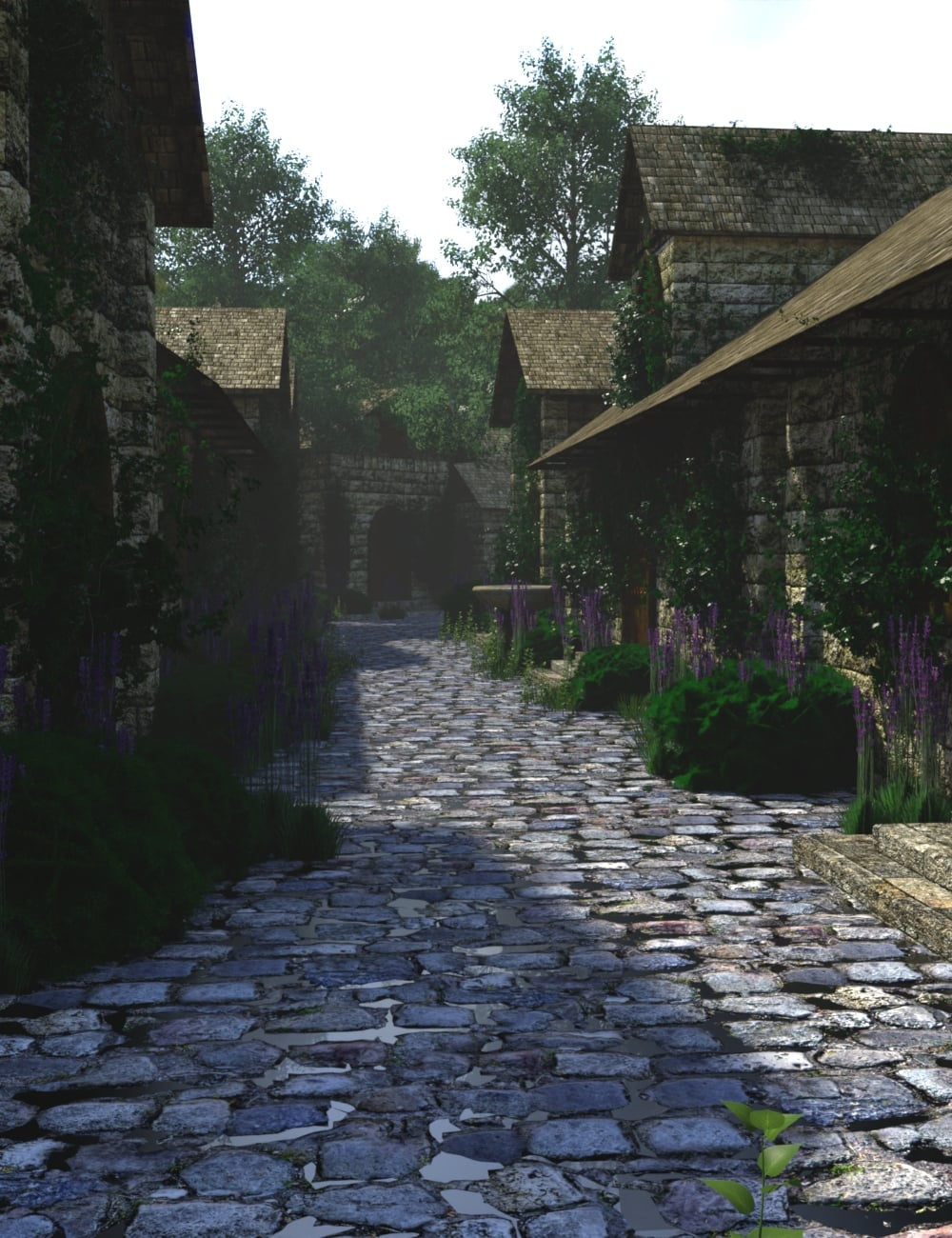 The Streets of Solitude by: JeffersonAF, 3D Models by Daz 3D
