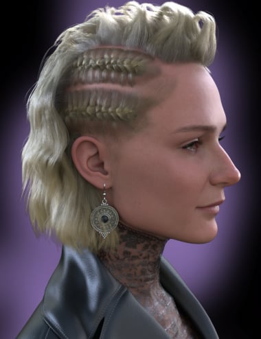dForce Freydis Hair for Genesis 9