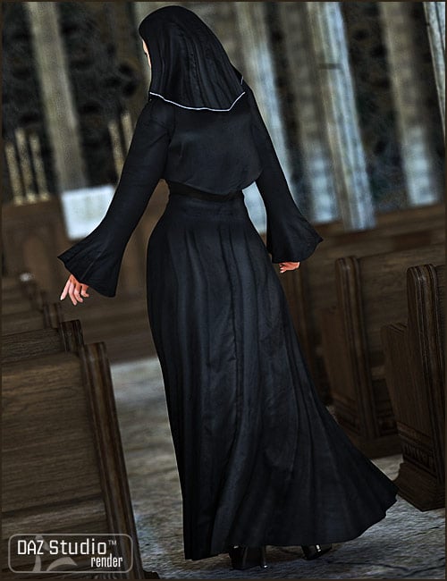 The Nun by: SarsaSilencerSWAM, 3D Models by Daz 3D