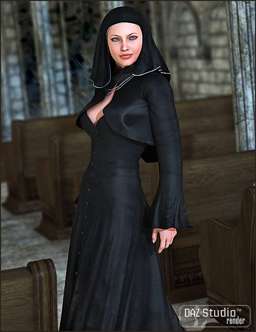 The Nun by: SarsaSilencerSWAM, 3D Models by Daz 3D