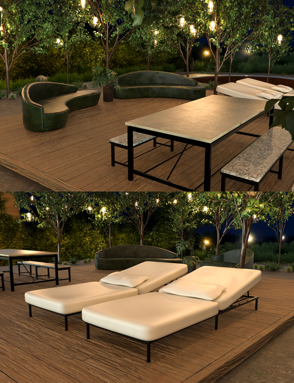 Yard Lounge by: clacydarch, 3D Models by Daz 3D