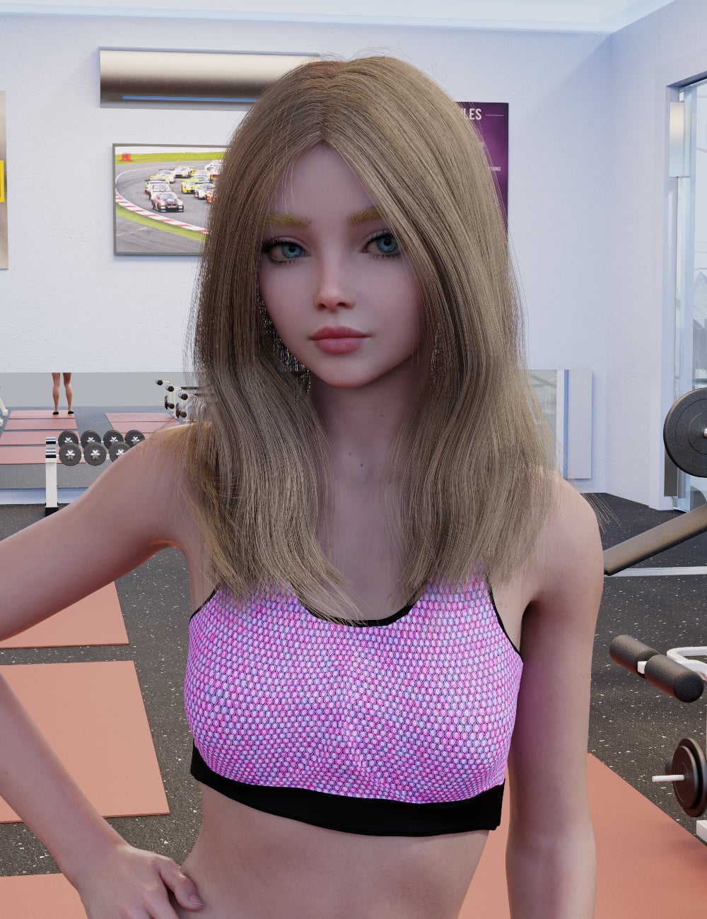 MGAB Paris HD for Genesis 9 by: MarcosGAB, 3D Models by Daz 3D