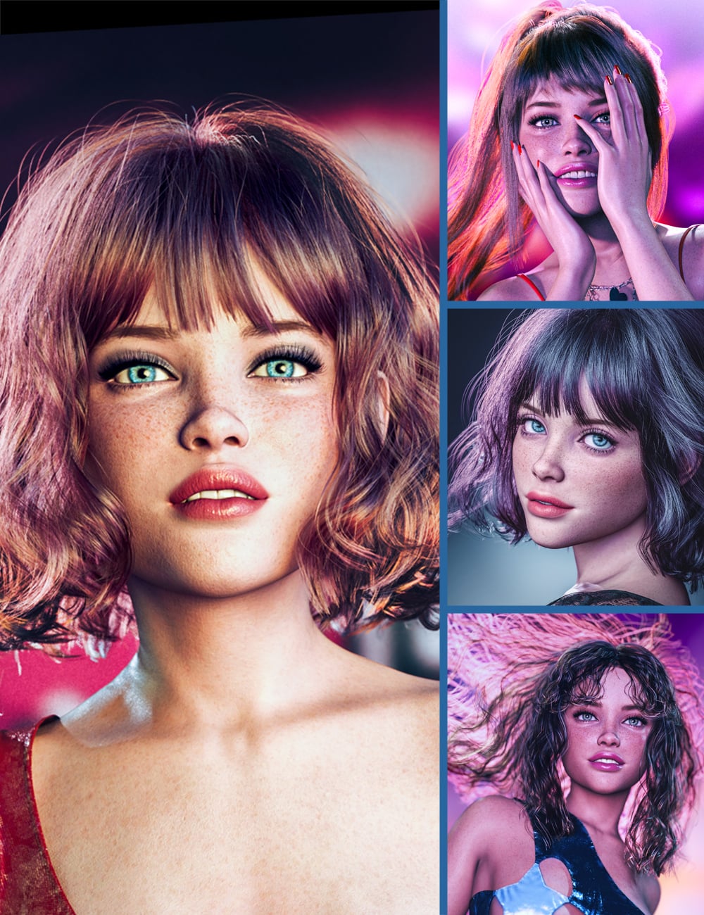 CJ Prudence 8K HD For Genesis 9 by: Colm Jackson, 3D Models by Daz 3D