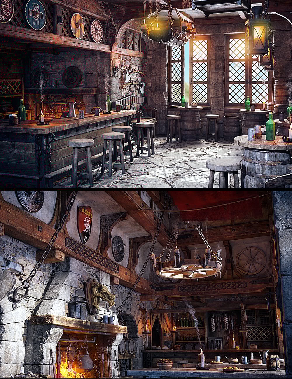 Little Crows for The ROG Red Crow Inn by: StrangefateRoguey, 3D Models by Daz 3D