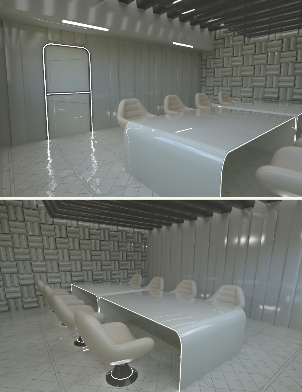 Utopian Briefing Room by: DigiWorker3D, 3D Models by Daz 3D