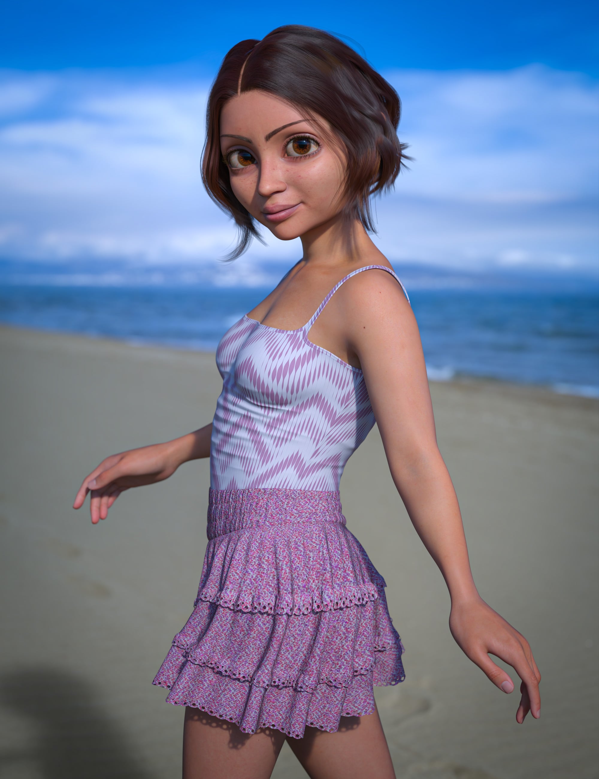 Gabriella for Genesis 9 by: , 3D Models by Daz 3D