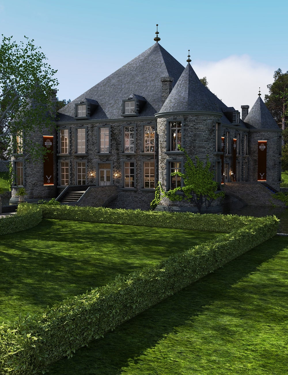 PW Castle Restaurant Bar by: PW Productions, 3D Models by Daz 3D