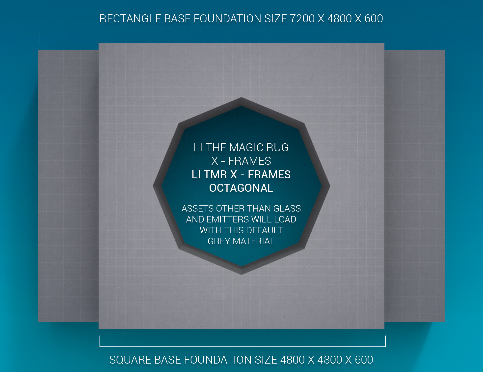 LI The Magic Rug - Frames Octagonal 01 | Daz 3D