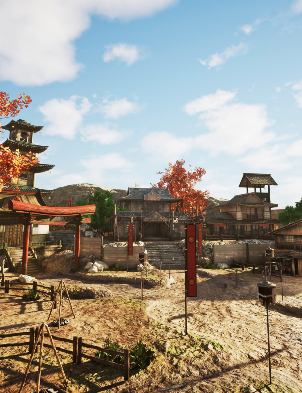 XI Japanese Village by: Xivon, 3D Models by Daz 3D