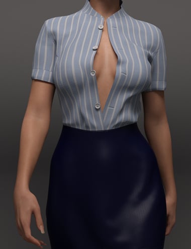 dForce EG Flight Attendant Uniform for Genesis 9