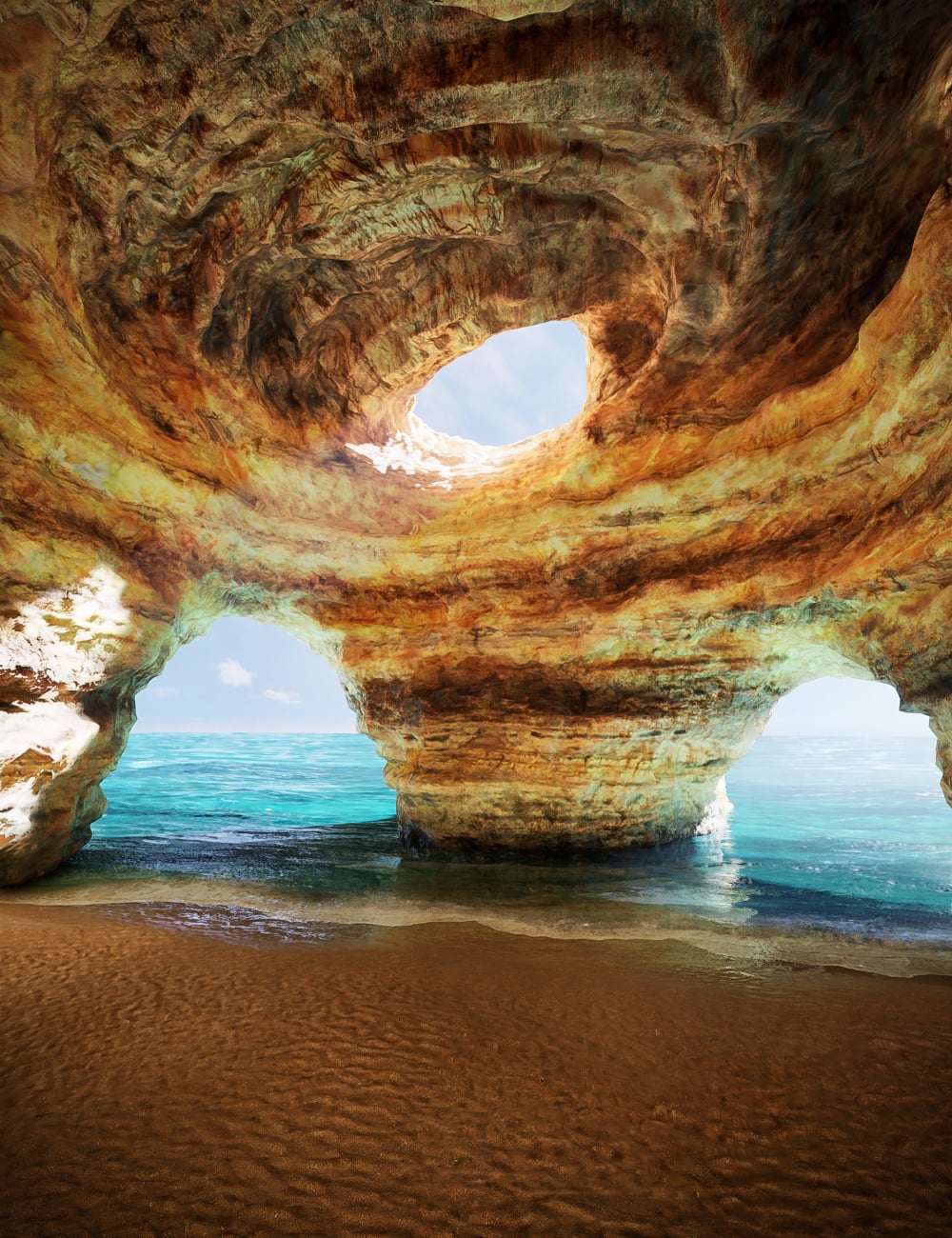 XI Sea Cave by: Xivon, 3D Models by Daz 3D