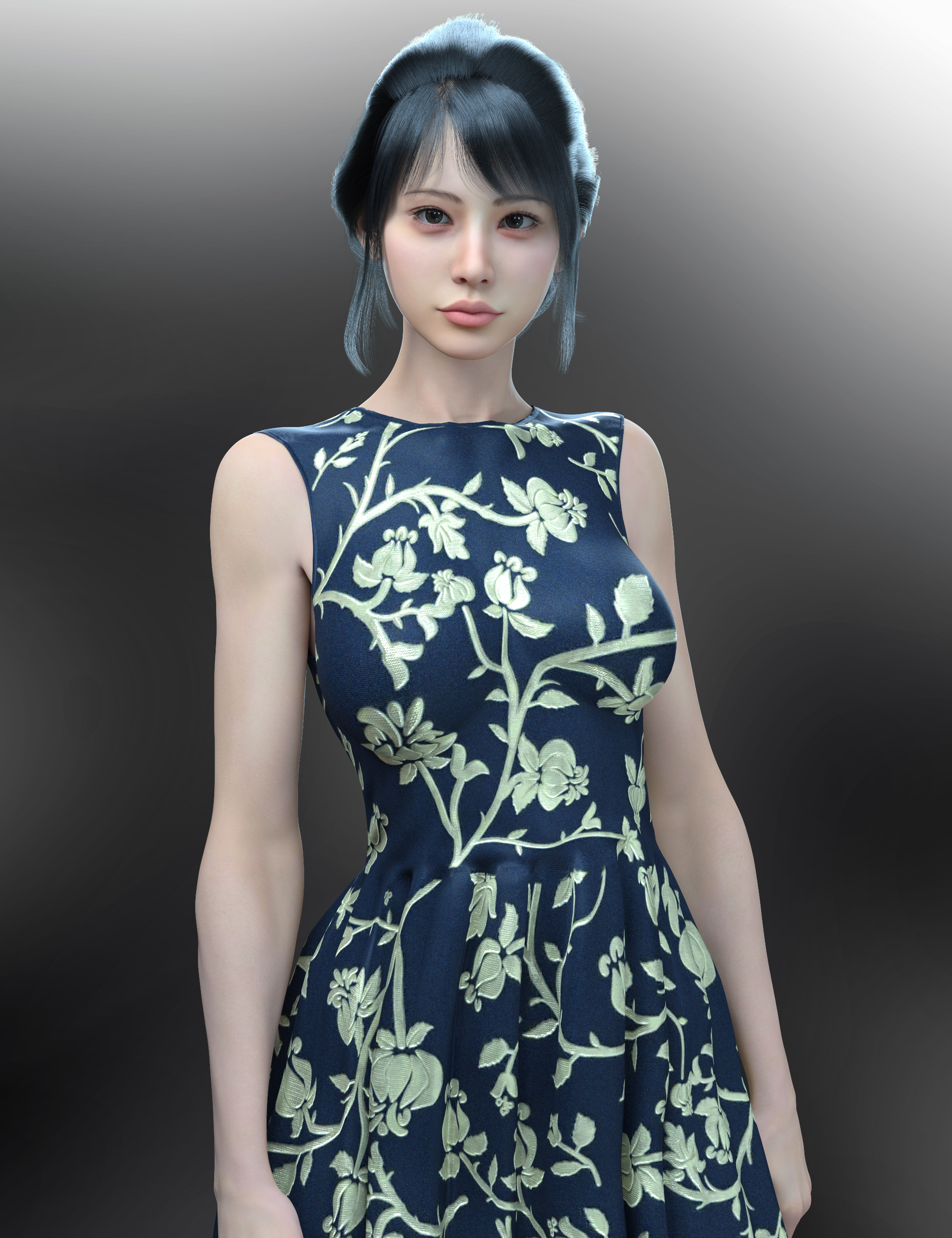 Vo Kaede HD for Genesis 9 by: VOOTW, 3D Models by Daz 3D