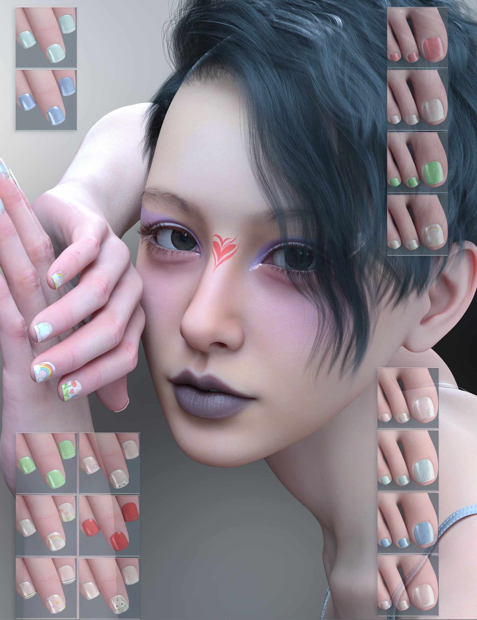 Vo Nagi HD for Genesis 9 by: VOOTW, 3D Models by Daz 3D