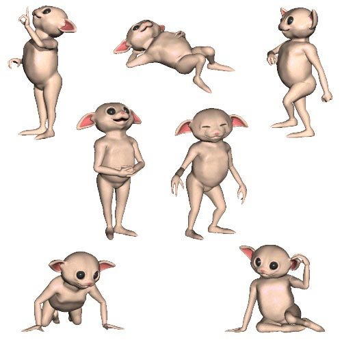 Gobbles' Go Go Gobbles Poses by: Digiport, 3D Models by Daz 3D