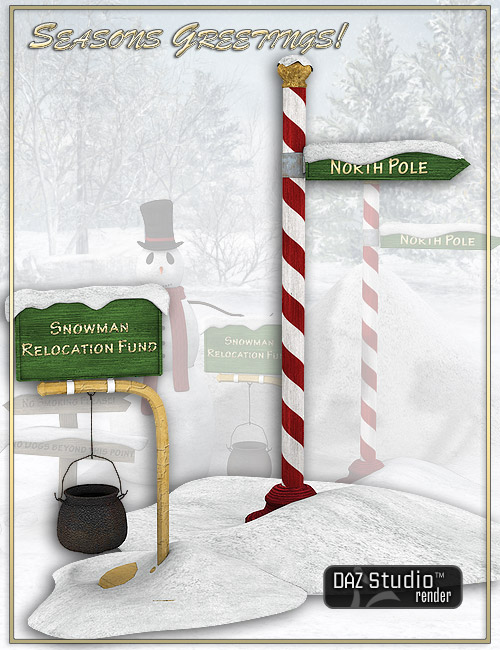 Seasons Greetings Seasons Greetings by: LaurieS, 3D Models by Daz 3D
