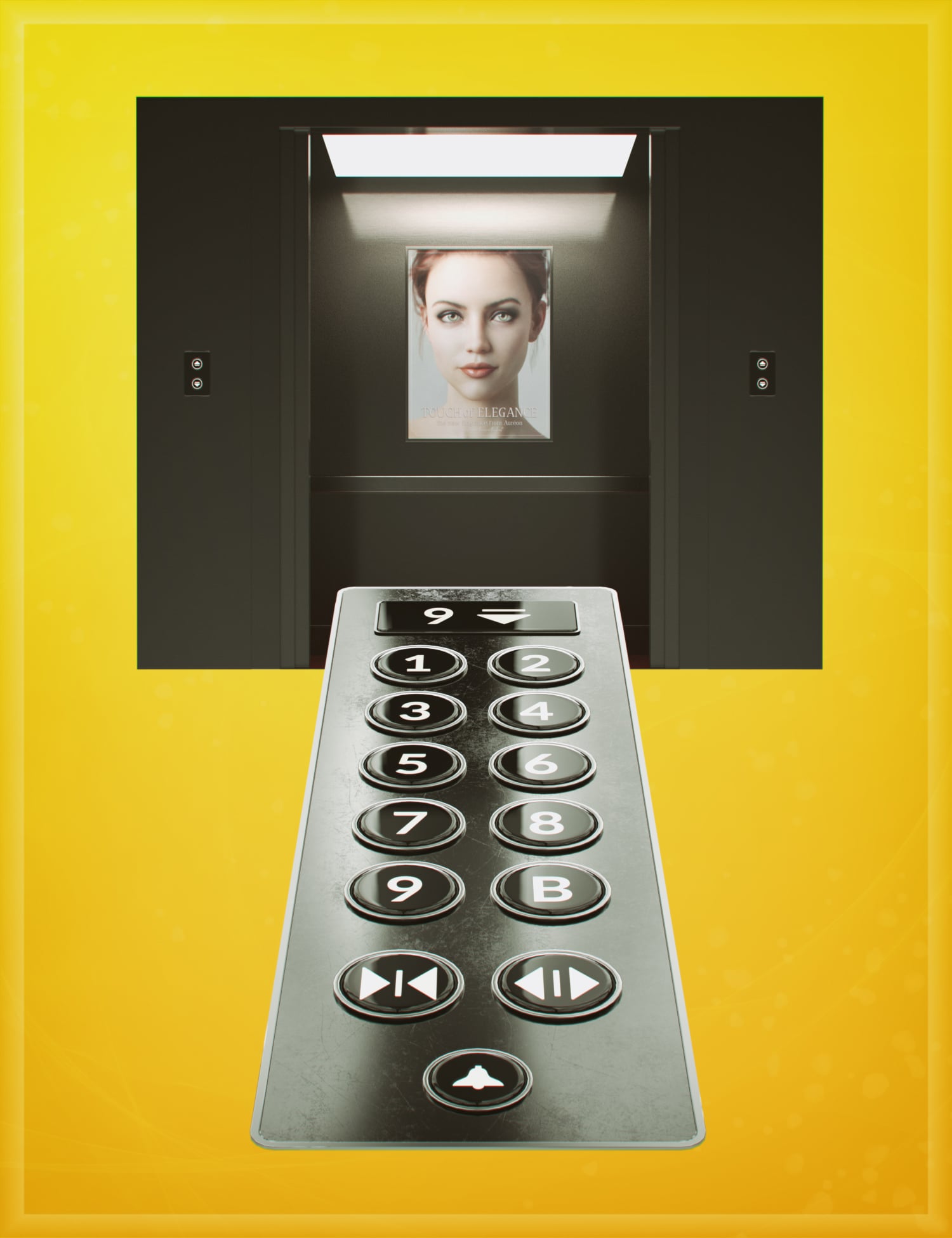 LI The Magic Rug - Doors Elevator 01 by: Laticis Imagery, 3D Models by Daz 3D