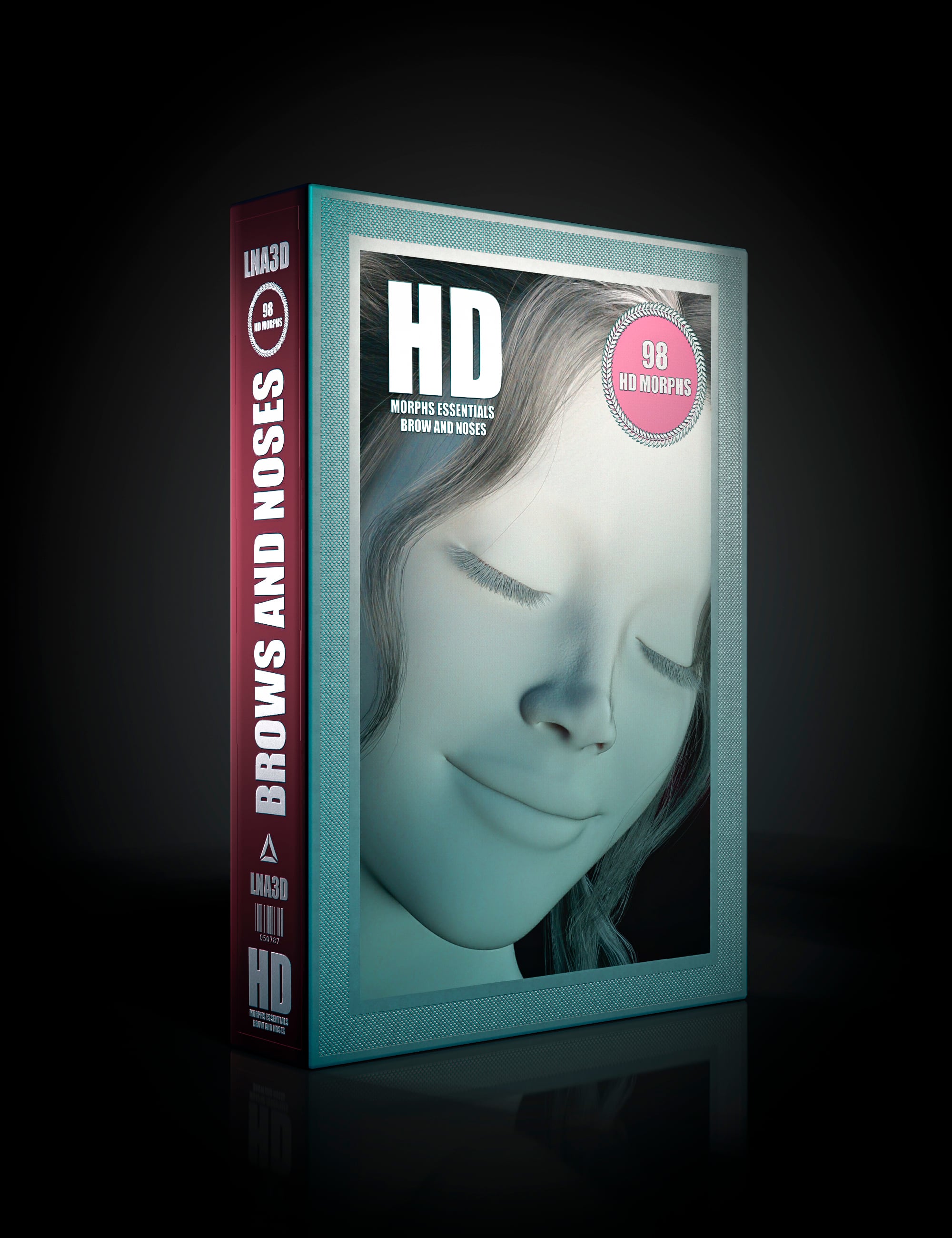 HD Essentials Brows and Noses for Genesis 9 by: Luthbellina, 3D Models by Daz 3D