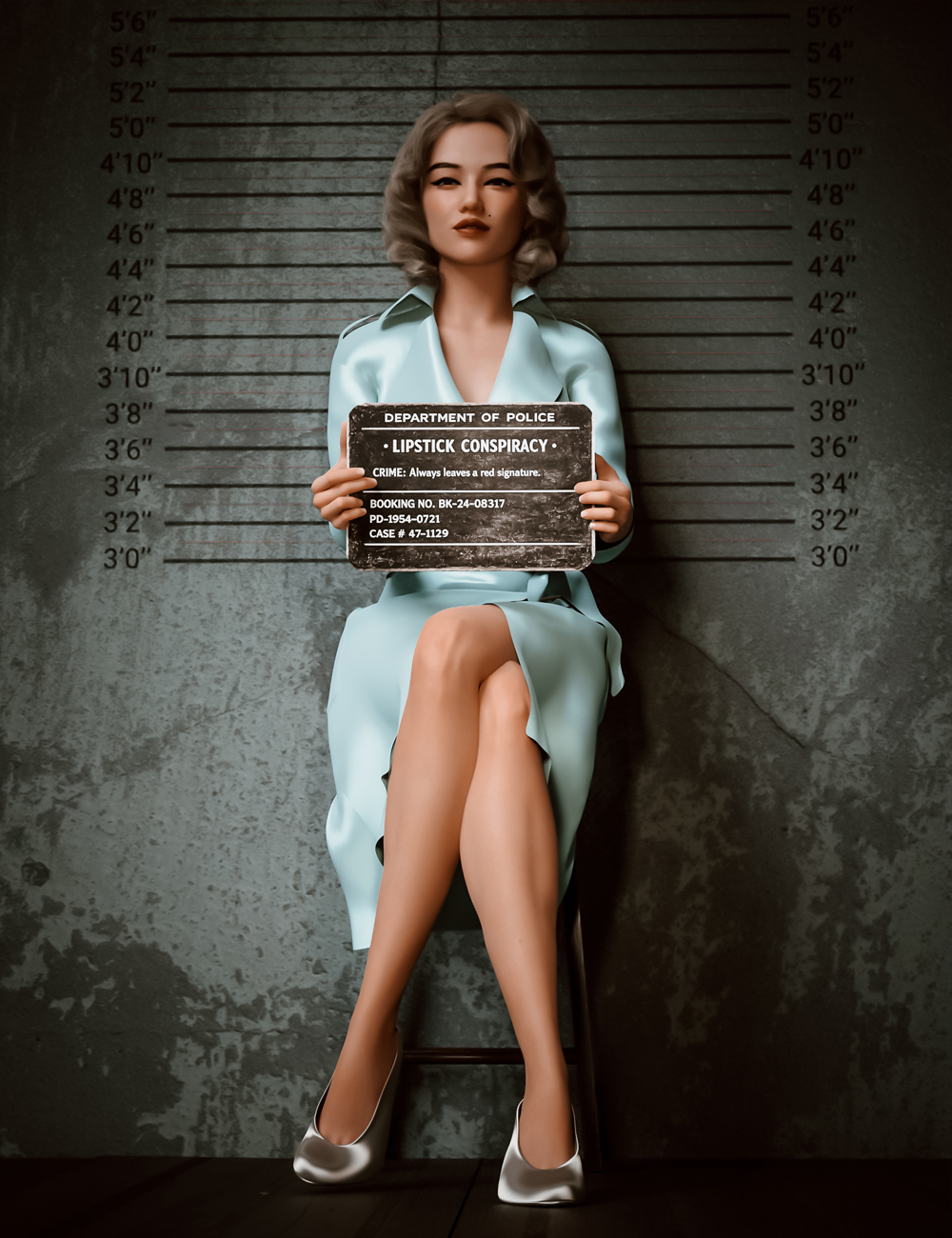 Vintage Police Lineup by: PAMAWO, 3D Models by Daz 3D