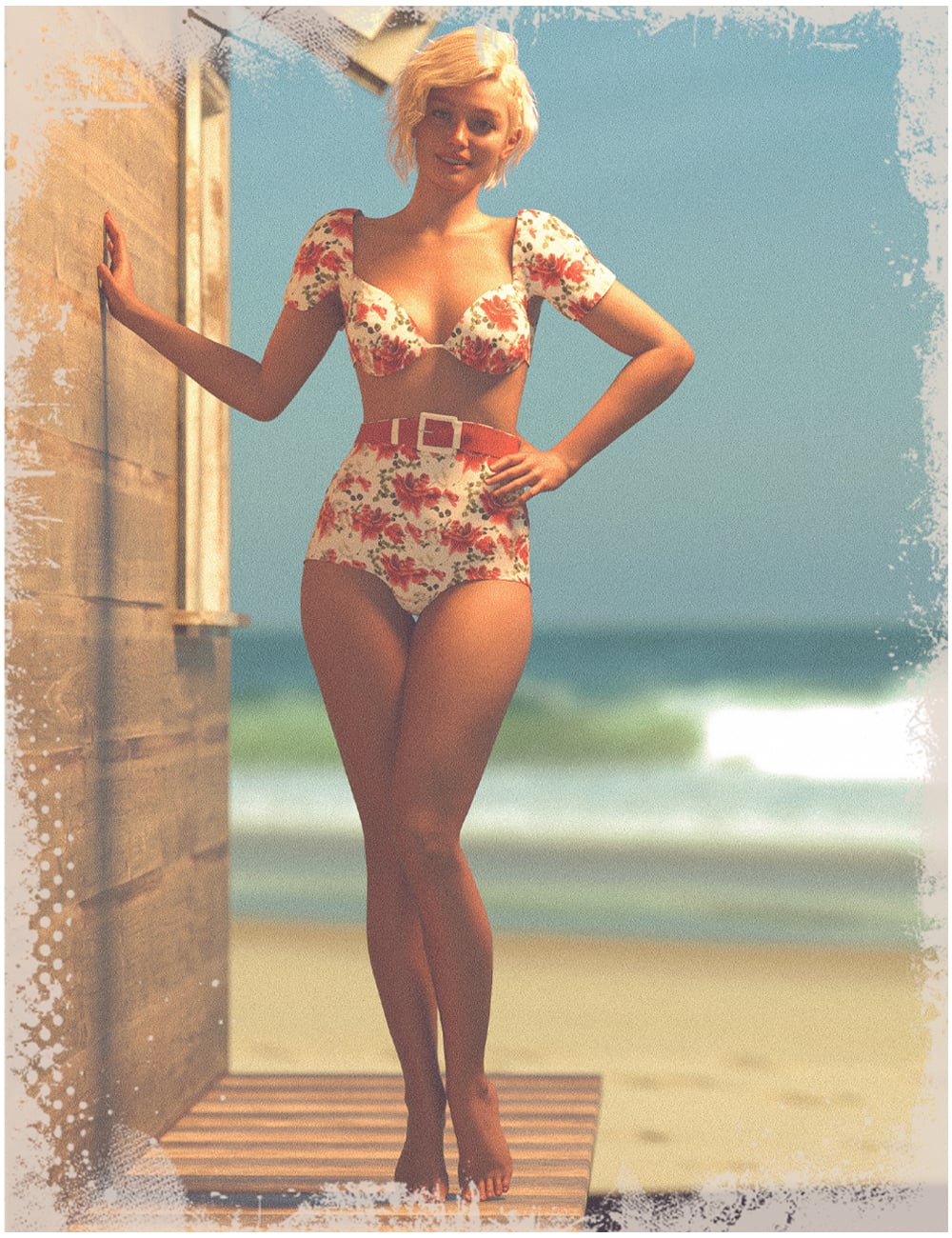 Beachside Reverie for Genesis 9 by: Ansiko, 3D Models by Daz 3D