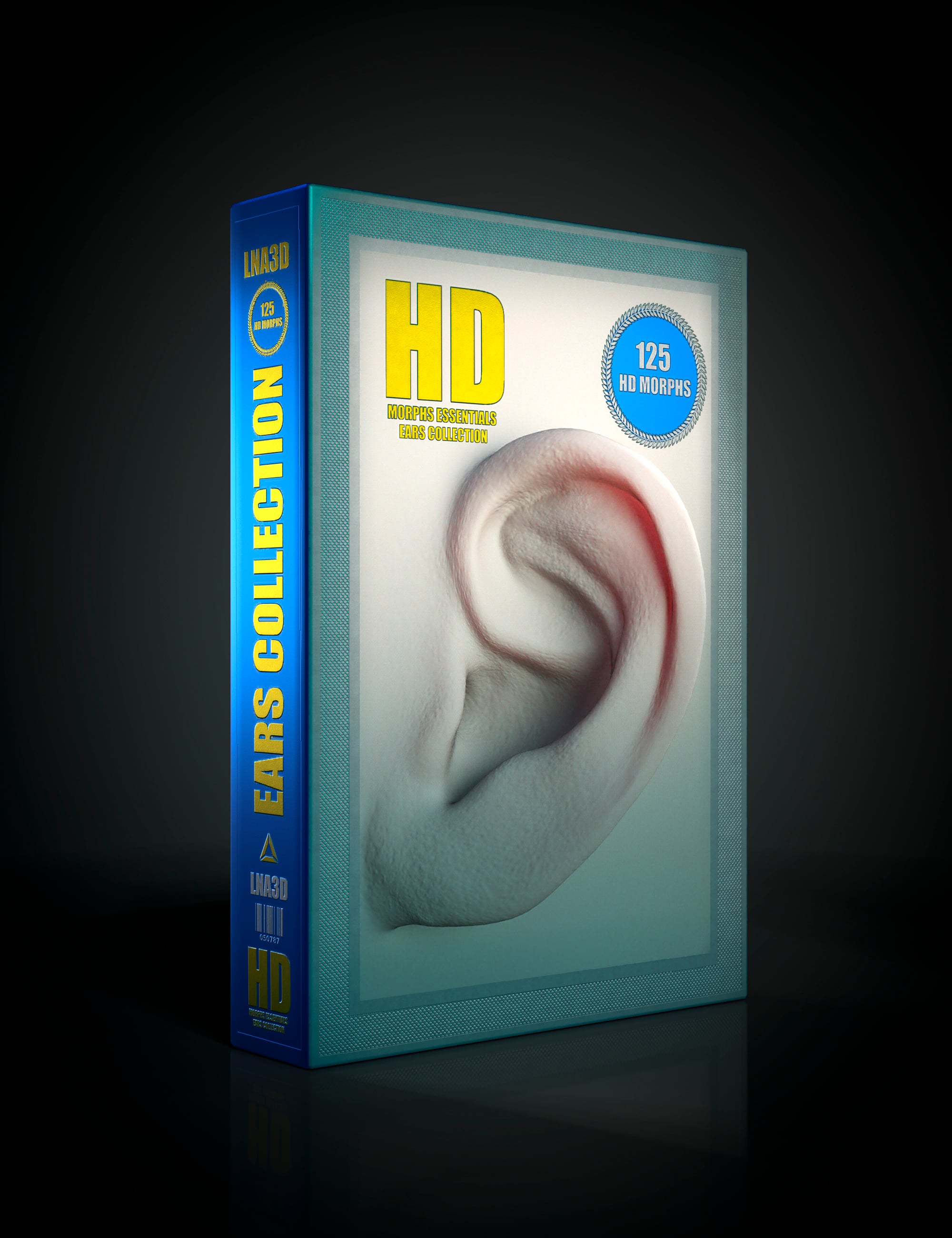 HD Essentials Ears Collection for Genesis 9 by: Luthbellina, 3D Models by Daz 3D