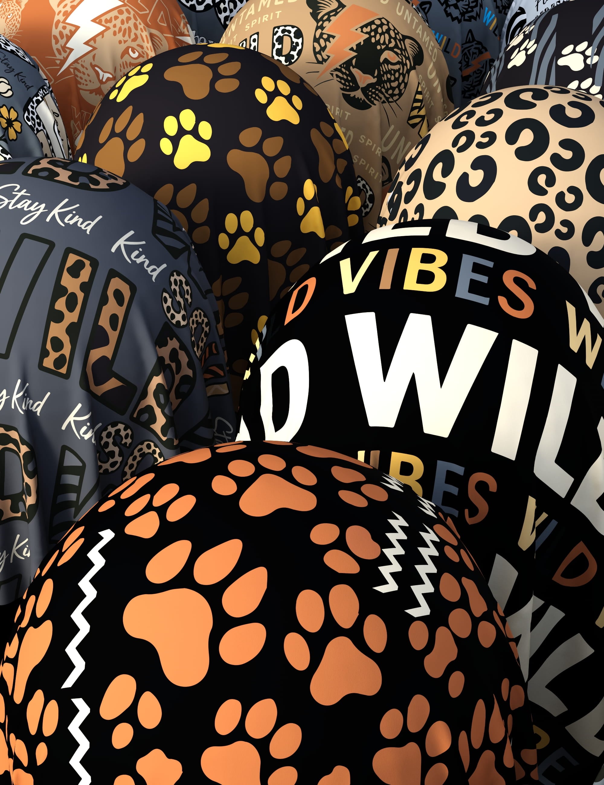 Wild Print Fabric Iray Shaders - MR by: Nelmi, 3D Models by Daz 3D