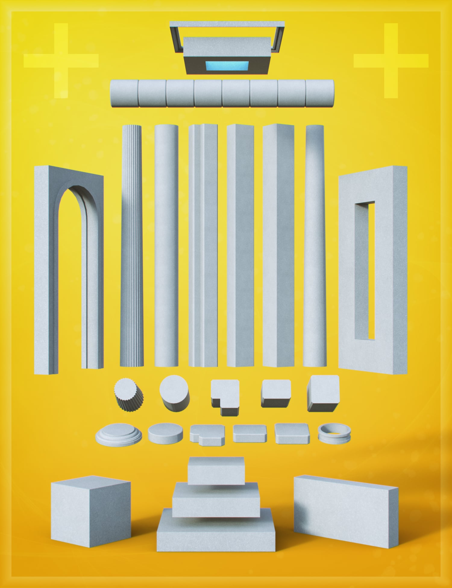 LI The Magic Rug - Columns 01 by: Laticis Imagery, 3D Models by Daz 3D