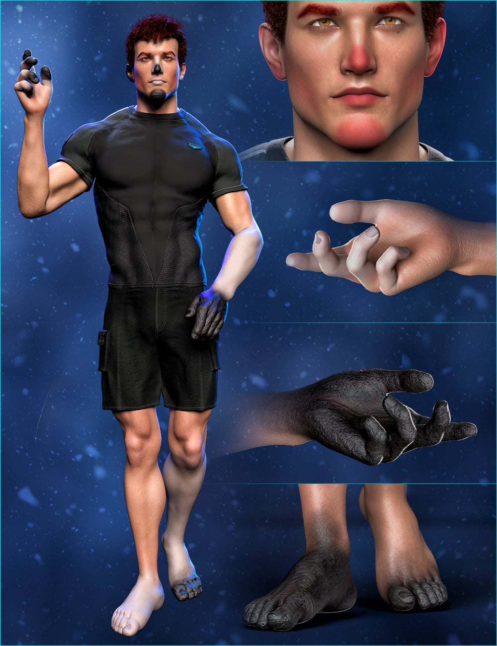 FPE Frostbite for Genesis 9 by: FenixPhoenixEsid, 3D Models by Daz 3D