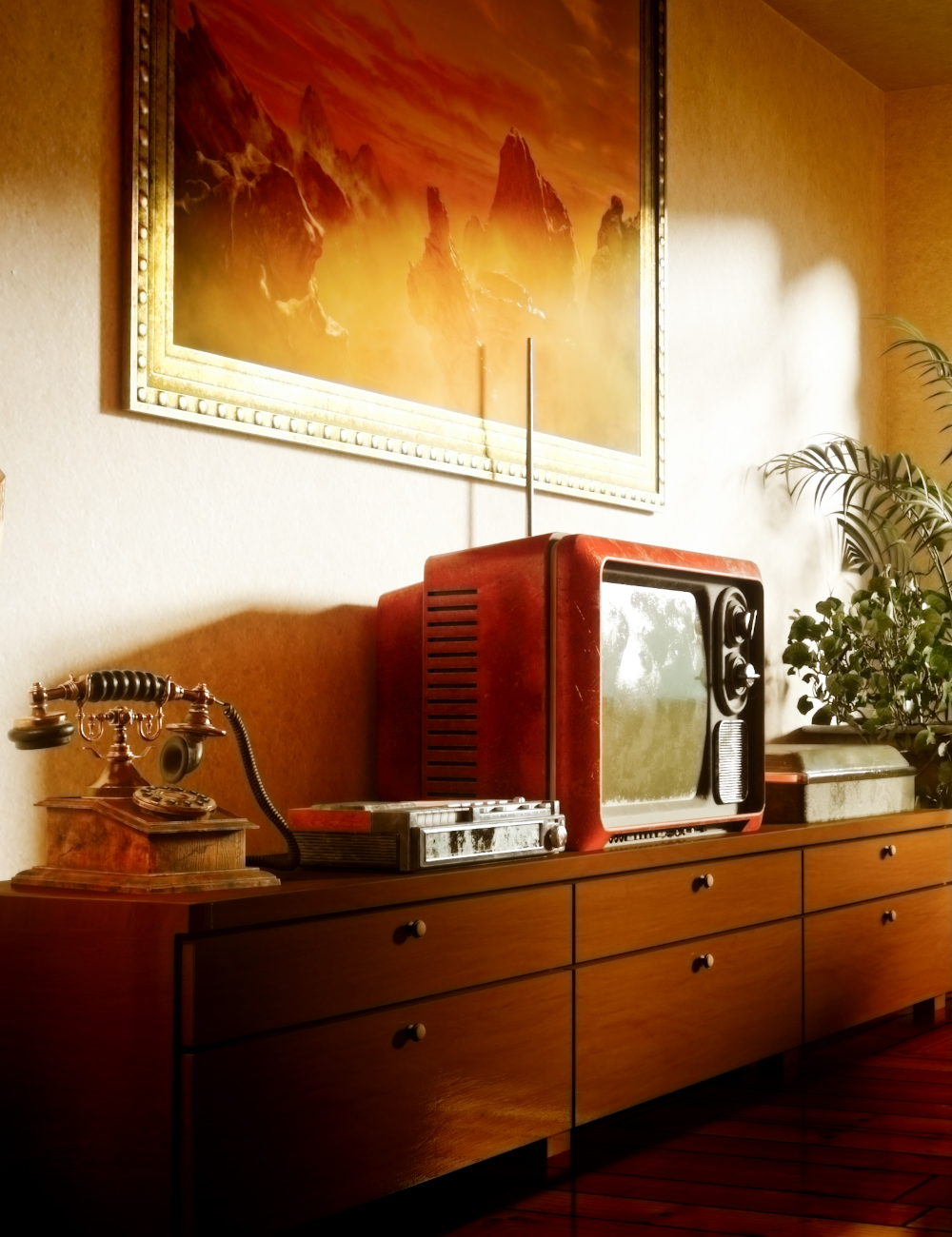 FN Retro Electronics by: Feng, 3D Models by Daz 3D