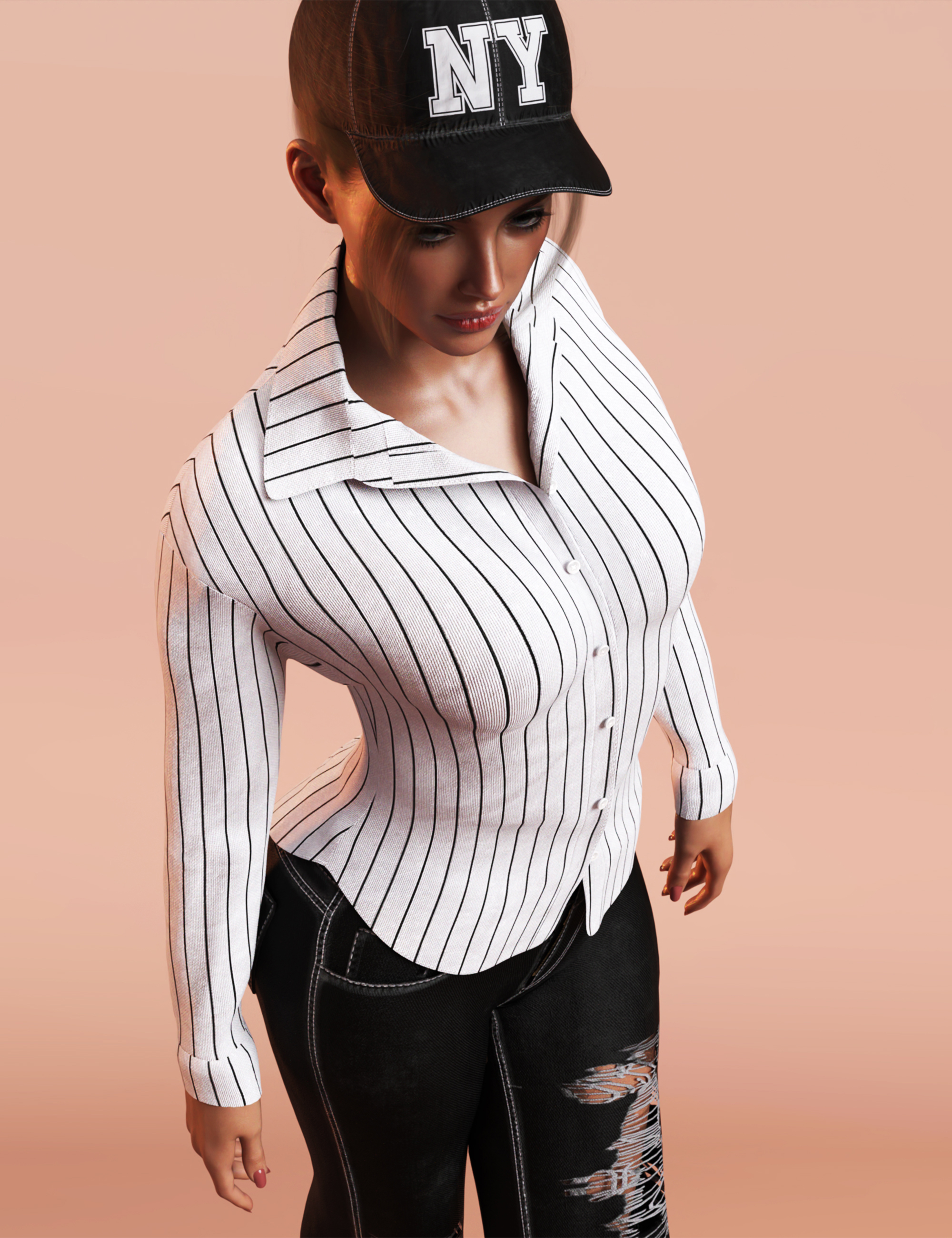 dForce M8 Born With Attitude for Genesis 9 by: Modu8, 3D Models by Daz 3D