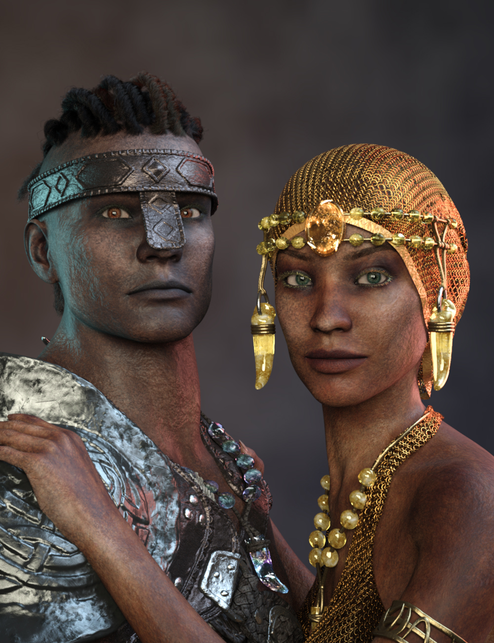 AB Desert Giants for Genesis 9 by: AuraBianca, 3D Models by Daz 3D