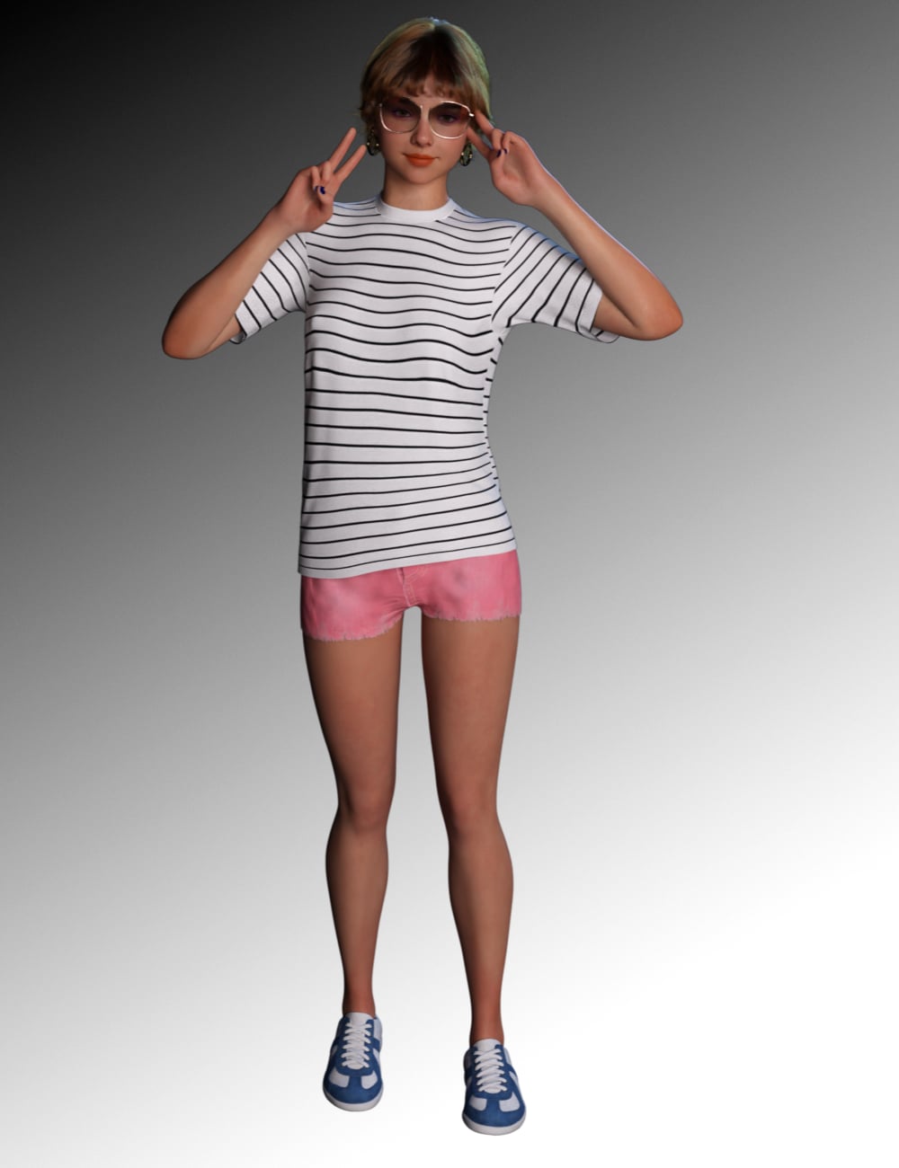 FG Teen Girl Outfit for Genesis 9 by: IronmanFugazi1968, 3D Models by Daz 3D