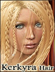 Kerkyra Hair by: 3DreamMairy, 3D Models by Daz 3D