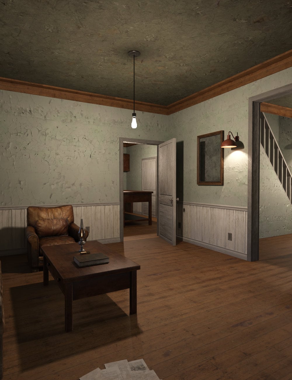 FG Farm House by: IronmanFugazi1968, 3D Models by Daz 3D