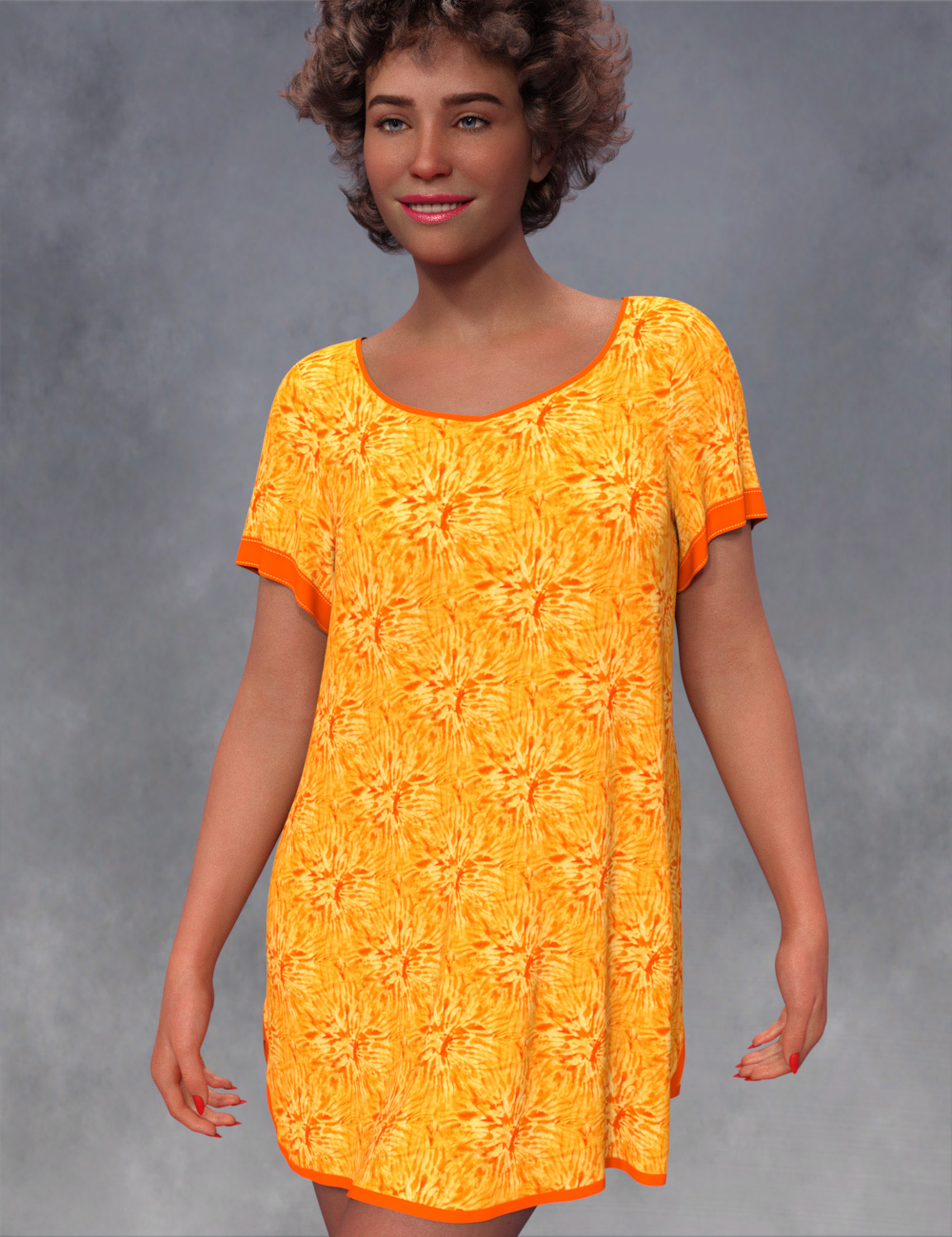 DNA Elsa dForce Tunic for Genesis 9 by: Donnena, 3D Models by Daz 3D