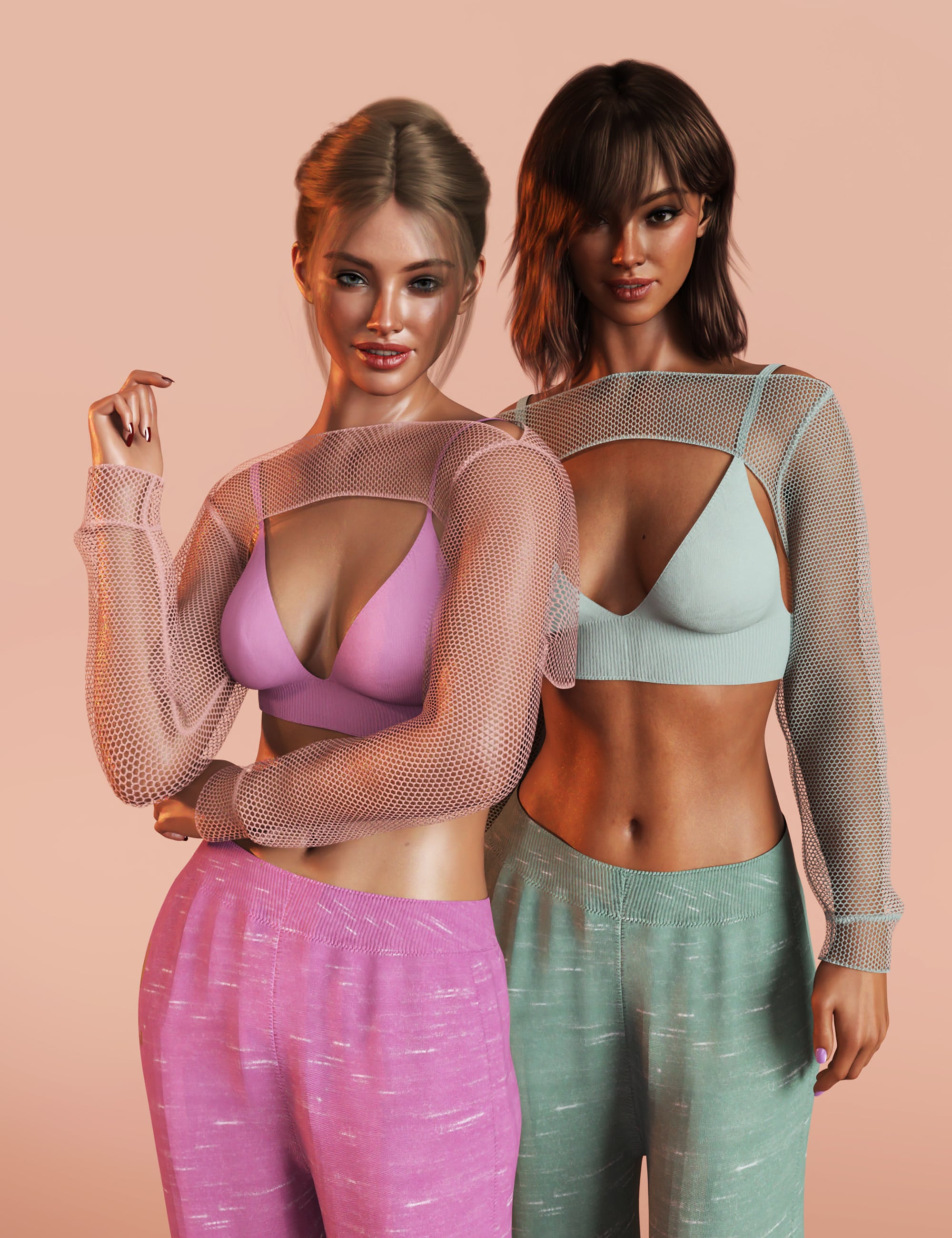 dForce M8 Urban Comfort Wear for Genesis 9 Textures Add-On by: Modu8, 3D Models by Daz 3D
