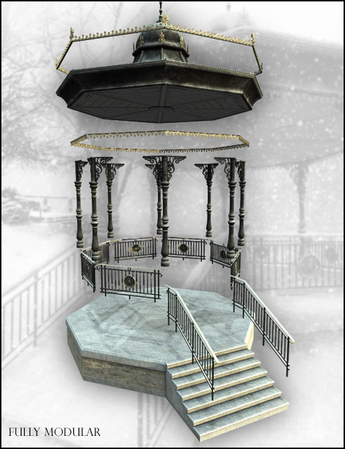 Bandstand Bandstand by: Jack Tomalin, 3D Models by Daz 3D