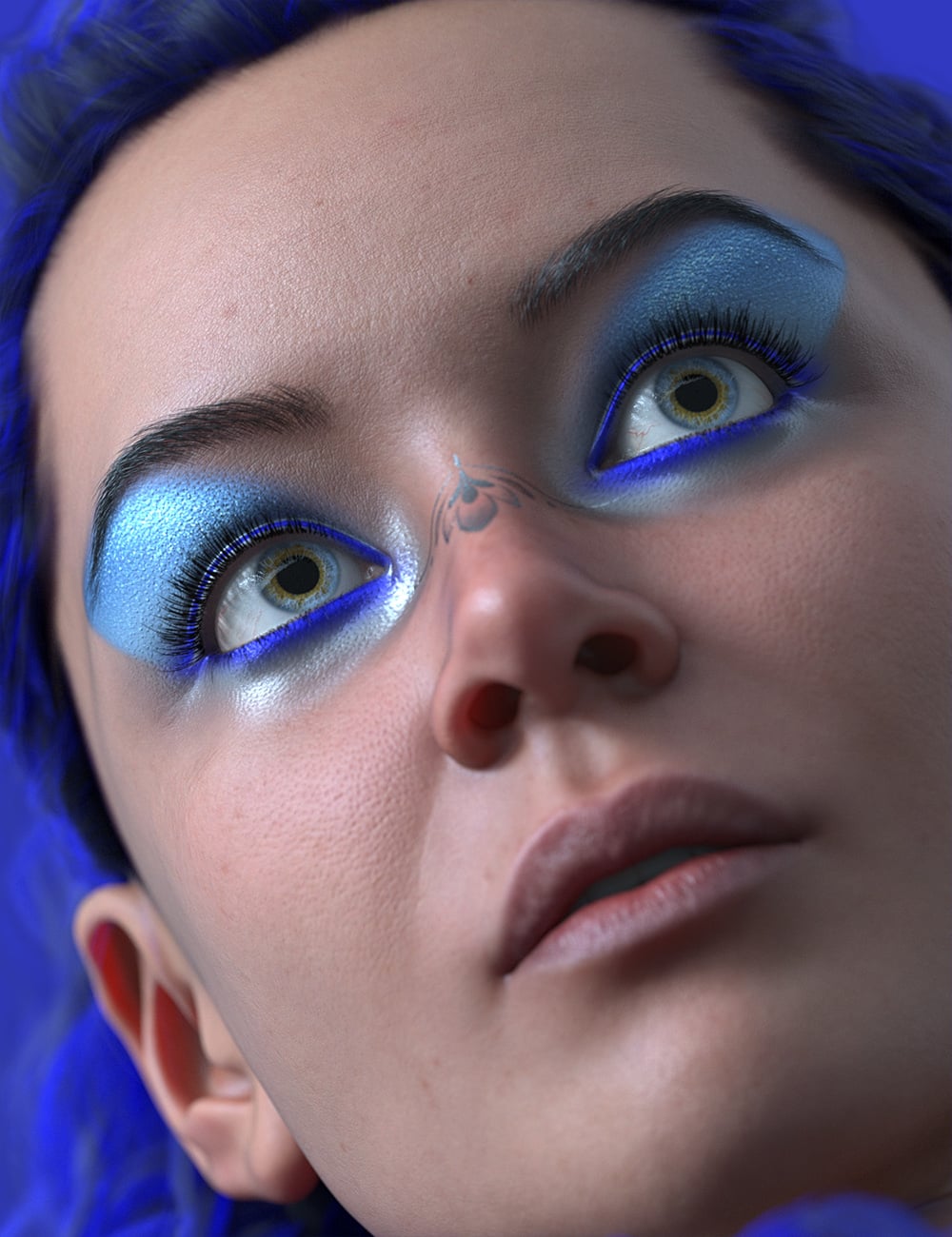 Porcelain Eyeshadow Builder for Genesis 9 by: ForbiddenWhispers, 3D Models by Daz 3D