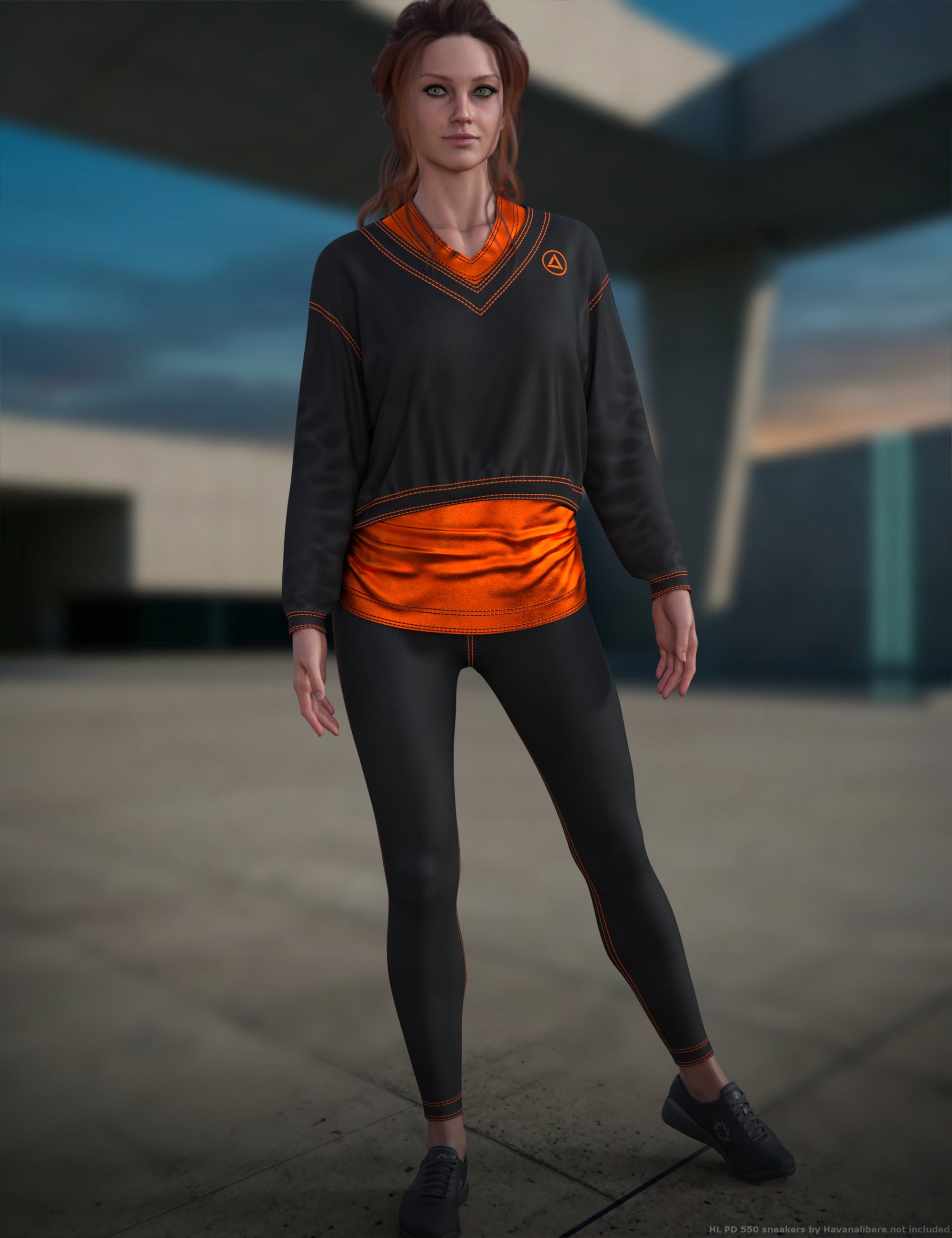 dForce Apex Athleisure for Genesis 9 and 8 Female by: ~Wolfie~, 3D Models by Daz 3D