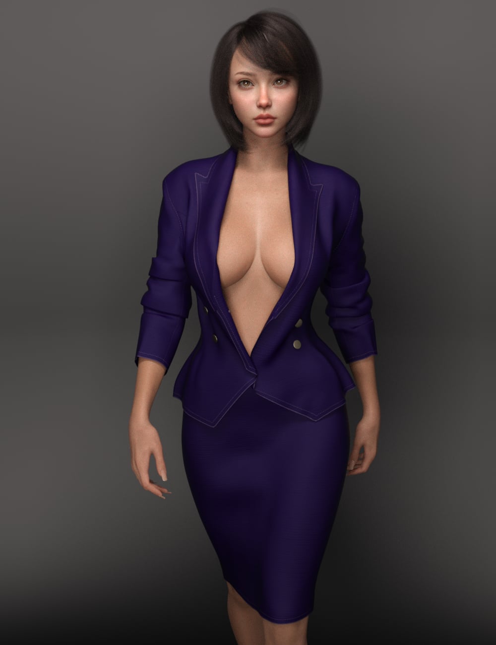 dForce EG Professional Suit for Genesis 9 by: Ergou, 3D Models by Daz 3D