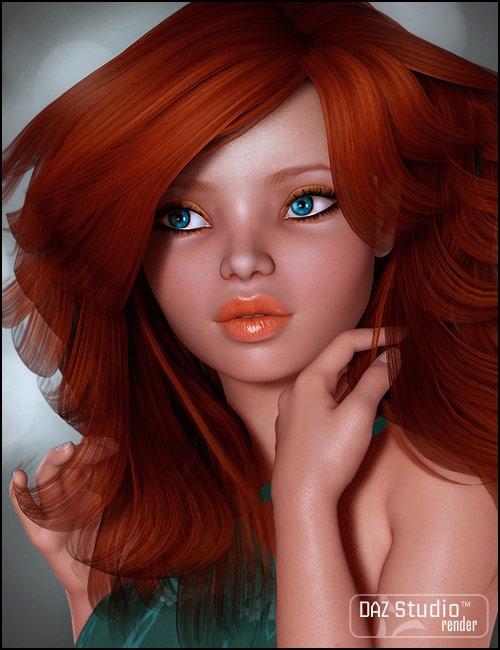 Farrah Hair by: , 3D Models by Daz 3D