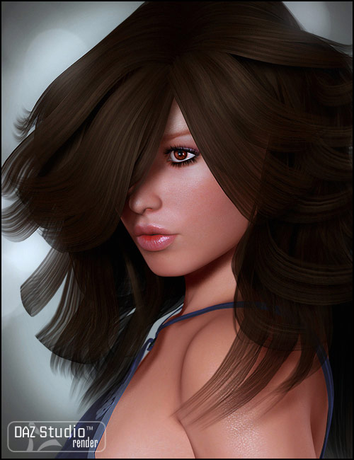 Farrah Hair by: , 3D Models by Daz 3D