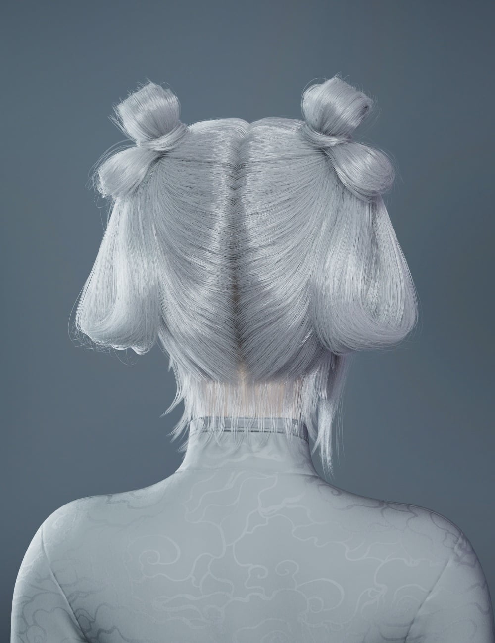 Noki Trinity Loop Celestial Bun for Genesis 9 | Daz 3D