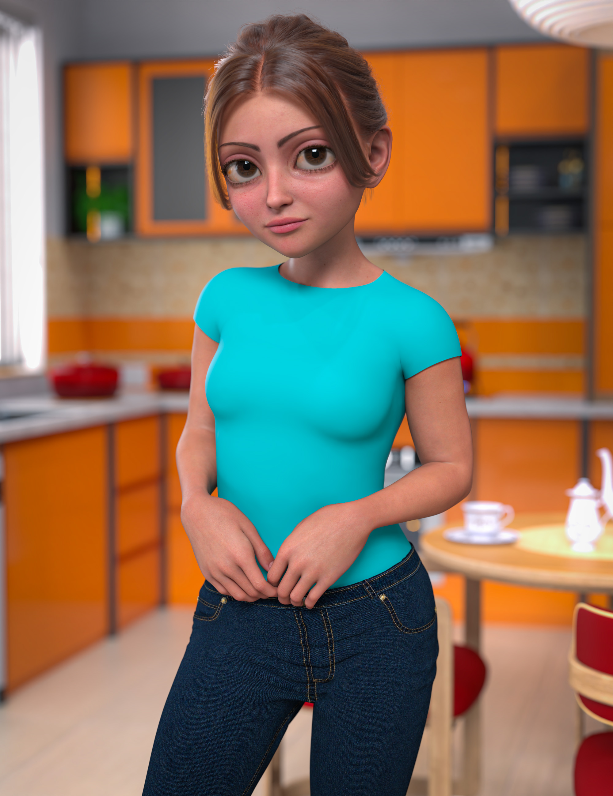 Aria for Genesis 9 by: , 3D Models by Daz 3D