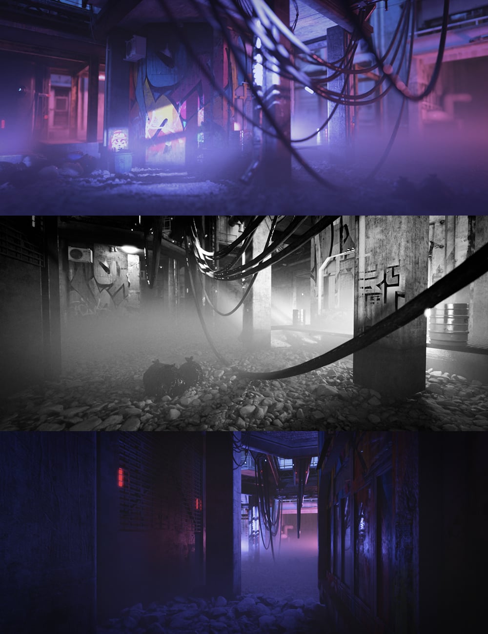 Cyberpunk Wired Dreams for Wonderland by: Dreamlight, 3D Models by Daz 3D