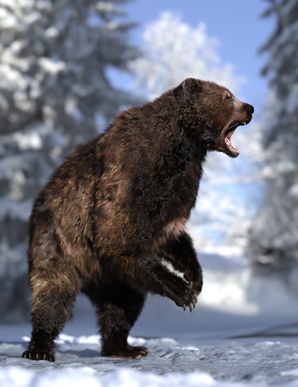 Short Faced Bear by AM by: Alessandro_AM, 3D Models by Daz 3D