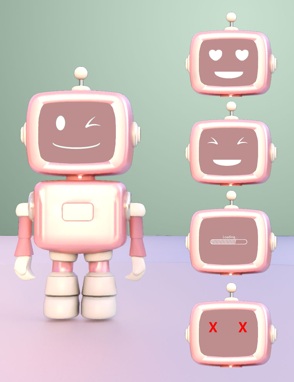 Bit-E Bot Expansion | Daz 3D