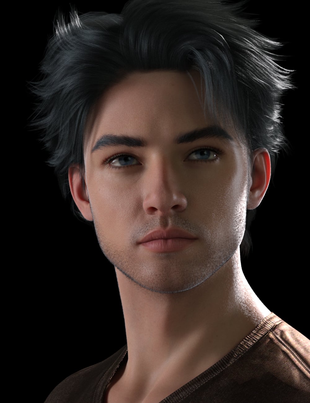 MSO Samuel HD for Genesis 9 by: Mousso, 3D Models by Daz 3D