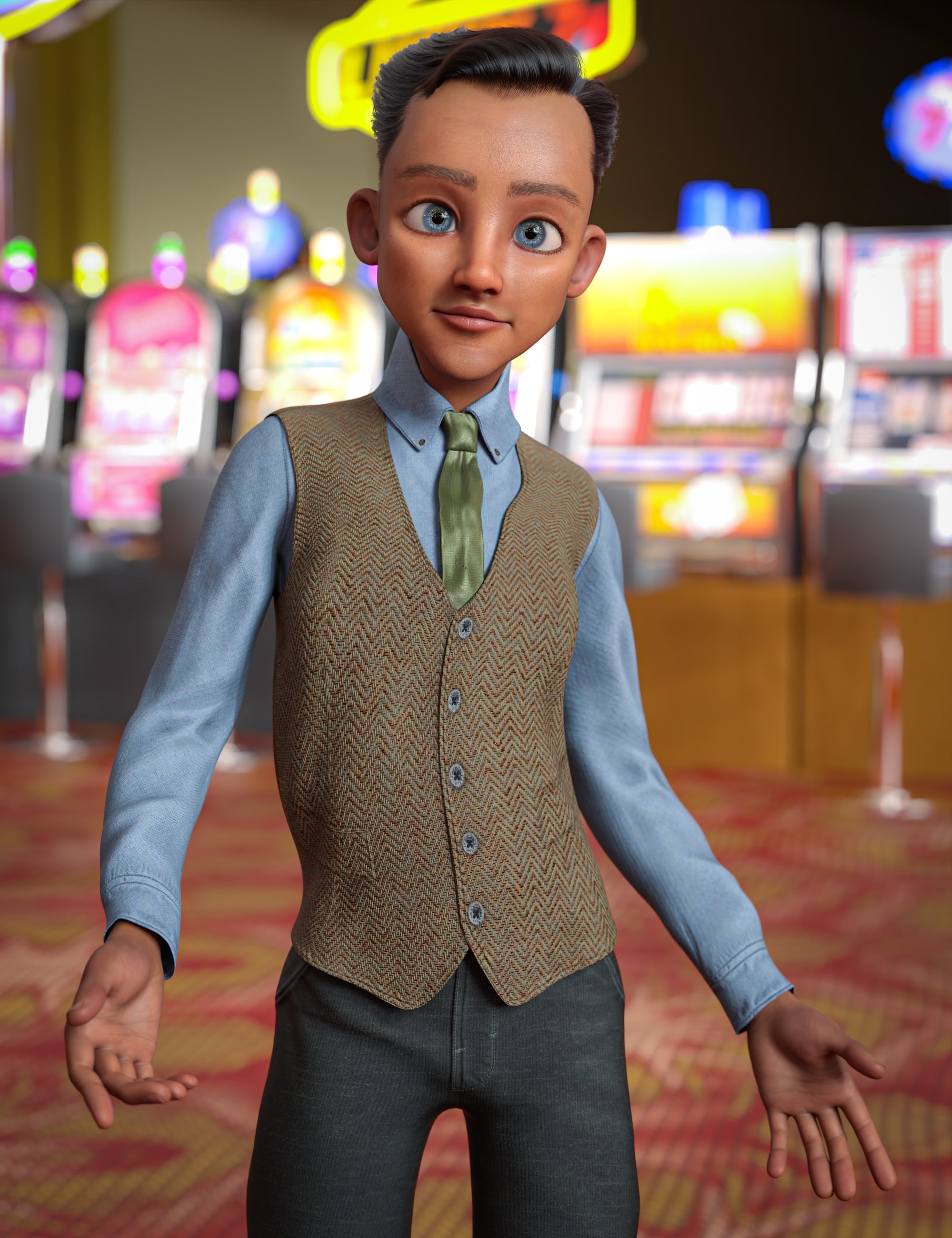 Isaac for Genesis 9 by: , 3D Models by Daz 3D
