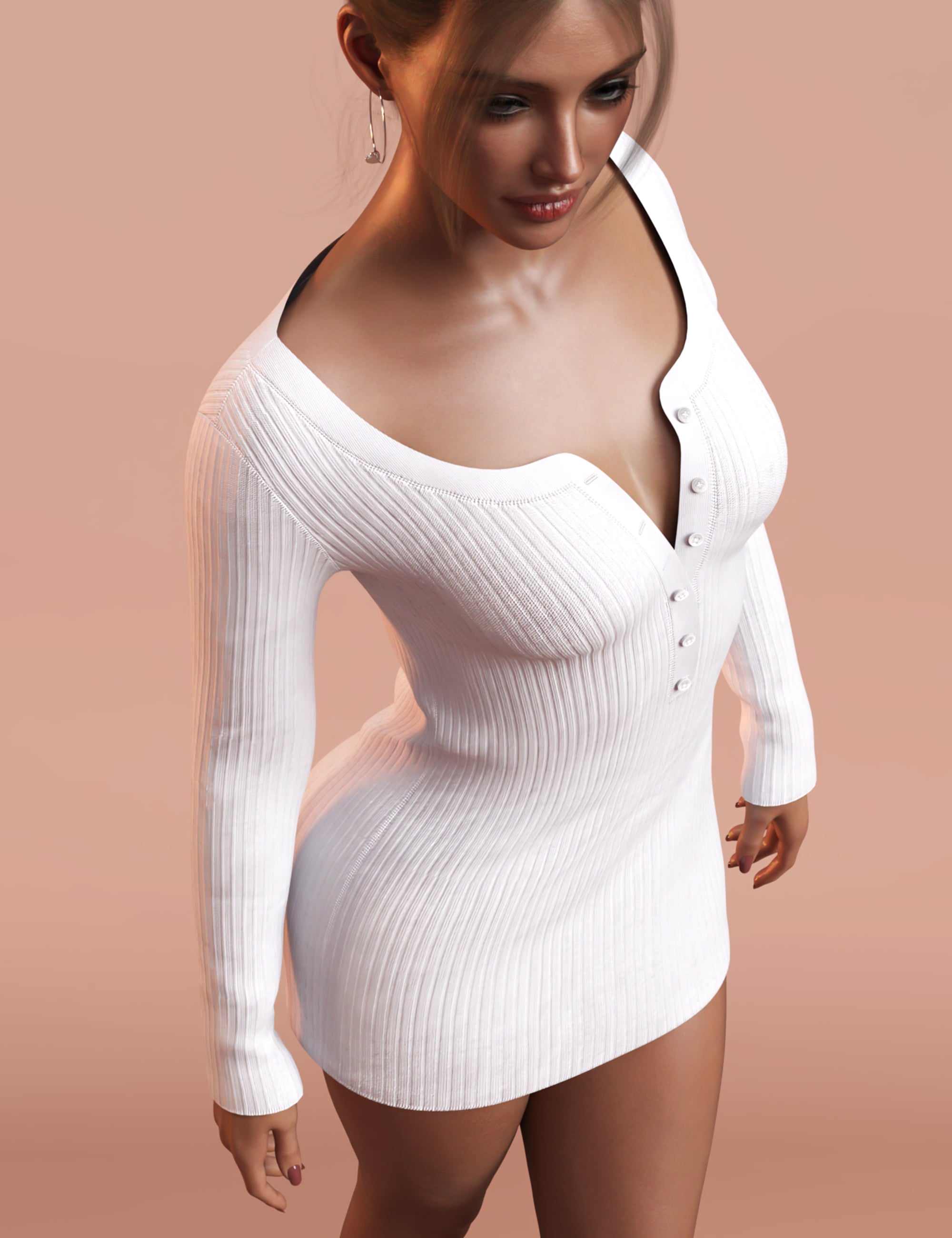 dForce M8 Simple Pure Style for Genesis 9 by: Modu8, 3D Models by Daz 3D